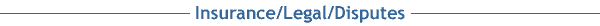 Diving Insurance, Legal, Disputes