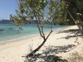 Beach in front of resort accommodation