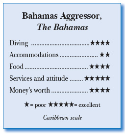 Bahamas Aggressor Rating