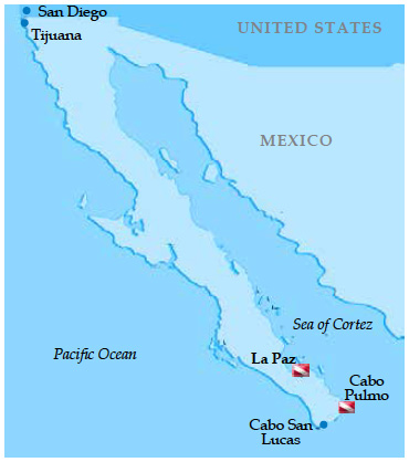 Baja California Map