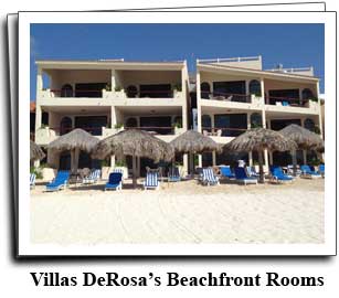 Villas DeRosa's Beachfront Rooms