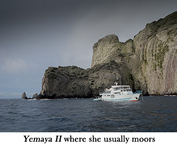 Yemaya II where she usually moors