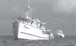 The Sea Hunter Lowering a Dive Skiff