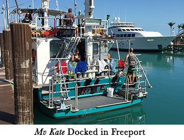 Mv Kate Docked in Freeport