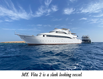 MY. Vita 2 is a sleek looking vessel