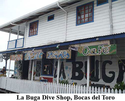 La Buga Dive Shop, Bocas del Toro