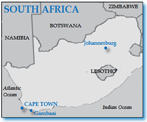 Map of South Africa