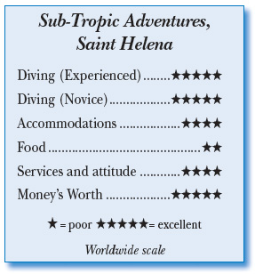 Sub-Tropic Adventures, Saint Helena