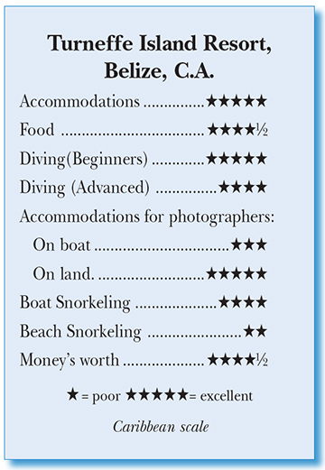 Turneffe Island Resort Rating