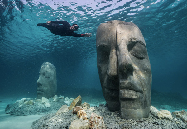 Cannes Underwater Sculptures