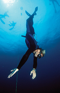 Free diving