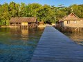 View of the restaurant & bar from the dive pier