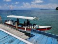 One of the smaller dive boats