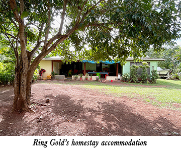 Ring Gold's homestay accommodation
