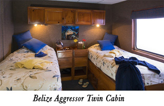 Belize Aggressor Twin Cabin
