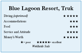 Blue Lagoon Resort, Truk, Micronesia