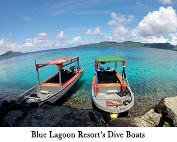 Blue Lagoon Resort's Dive Boats