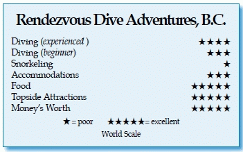 Rendezvous Dive Adventures, British Columbia