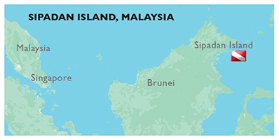 Sipandan Island, Malaysia - Map