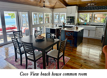 Coco View beach house common room