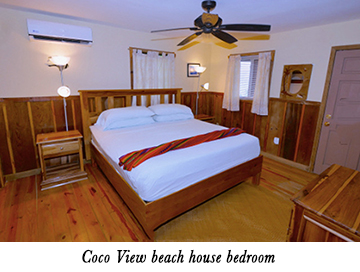 Coco View beach house bedroom