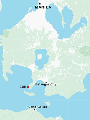 Crystal Blue Resort, Anilao, Philippines - Map