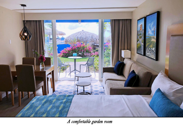 A comfortable garden room