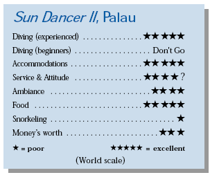 Diving Palau from the Sun Dancer II