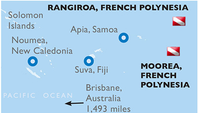 French Polynesia - Map