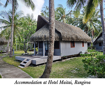 Accommodation at Hotel Maitai, Rangiroa
