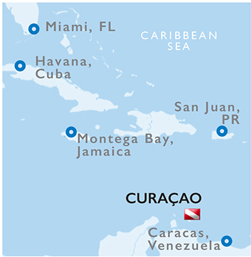 Curacao Map