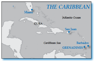 The Caribbean Map