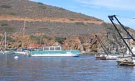 The Garibaldi anchored in Two Harbors