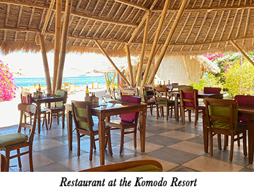 Restaurant at the Komodo Resort