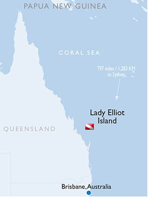 Lady Elliot Island - Map