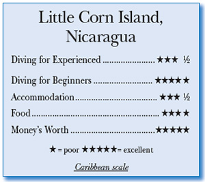 Little Corn Island, Nicaragua - Map