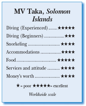 Rating for MV Taka, Solomon Islands