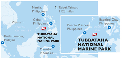 Tubbataha National Marine Park - Map