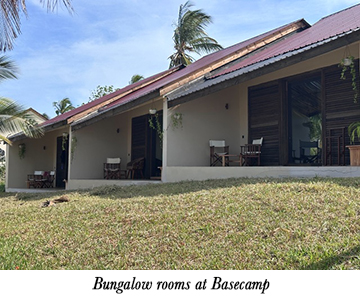 Bungalow rooms at Basecamp