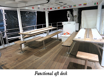 MV Ferox - Functional aft deck