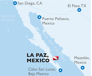 La Paz, Mexico - Map