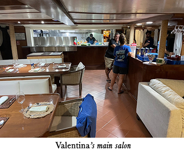 Valentina's main salon