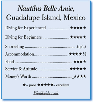 MV Nautilus Belle Amie - Rating