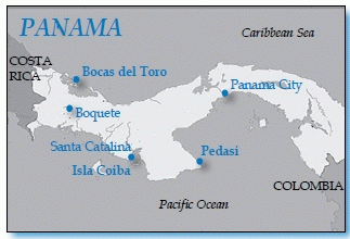 Pedasi, Isla Coiba and Bocas del Toro, Panama