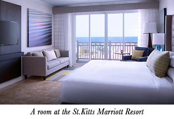 A room at the St.Kitts Marriott Resort