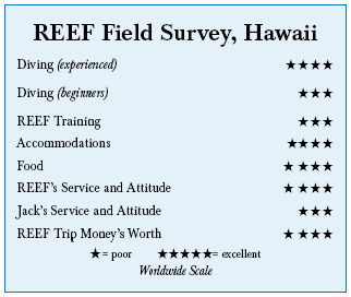 REEF Field Survey, Kona, Hawaii