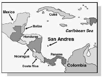 San Andres Island, Almost Nicaragua