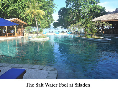 The Salt Water Pool at Siladen