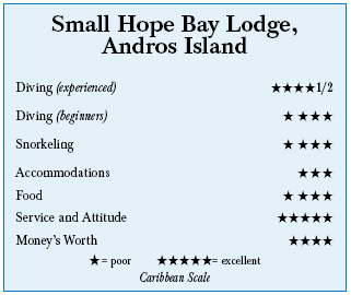 Small Hope Bay Lodge, Andros Island