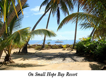 On Small Hope Bay Resort